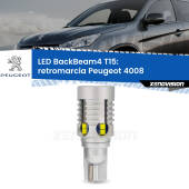 0 Retromarcia LED T15 BackBeam4 per Peugeot 4008 2012 in poi T15: Lampadina LED BackBeam v4.0