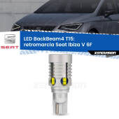 0 Retromarcia LED T15 BackBeam4 per Seat Ibiza V 6F 2017 in poi T15: Lampadina LED BackBeam v4.0