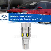 0 Retromarcia LED T15 BackBeam4 per Ssangyong Tivoli  2015 in poi T15: Lampadina LED BackBeam v4.0
