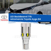 0 Retromarcia LED T15 BackBeam4 per Toyota Aygo B4 2018 in poi T15: Lampadina LED BackBeam v4.0