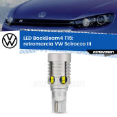 0 Retromarcia LED T15 BackBeam4 per VW Scirocco III 2008 - 2017 T15: Lampadina LED BackBeam v4.0