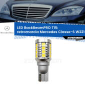 0 Retromarcia LED T15 BackBeamPRO per Mercedes Classe-S W221 2005 - 2013 T15: BackBeamPRO LED Retromarcia Philips 15W Canbus
