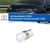 0 Retromarcia LED Toyota Avensis T250 2003 - 2008: P21W BackBeam P21W: Led BackBeam v2.0 Cannone Luce Retromarcia Canbus