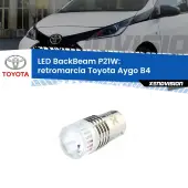 0 Retromarcia LED Toyota Aygo B4 2014 - 2018: P21W BackBeam P21W: Led BackBeam v2.0 Cannone Luce Retromarcia Canbus