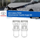 0 Retromarcia LED Toyota Aygo B4 2014 - 2018: P21W Cobra P21W: LED Cobra 6000k (Coppia)