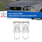 0 Retromarcia LED Toyota Corolla E110 1997 - 2001: P21W Cobra P21W: LED Cobra 6000k (Coppia)