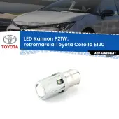 0 Retromarcia LED Toyota Corolla E120 2002 - 2007: P21W Kannon P21W: Lampadina retromarcia LED Kannon