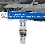 0 Retromarcia LED Toyota Land cruiser J200 2007 in poi: T15 Supreme T15: Supreme LED 6000k