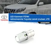0 Retromarcia LED Toyota Land cruiser J70 1984 - 1996: P21W Kannon P21W: Lampadina retromarcia LED Kannon