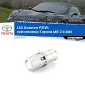 0 Retromarcia LED Toyota MR 2 II Mk1 1989 - 2000: P21W Kannon P21W: Lampadina retromarcia LED Kannon