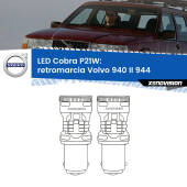 0 Retromarcia LED Volvo 940 II 944 1994 - 1998: P21W Cobra P21W: LED Cobra 6000k (Coppia)
