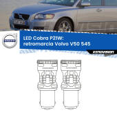 0 Retromarcia LED Volvo V50 545 2003 - 2012: P21W Cobra P21W: LED Cobra 6000k (Coppia)