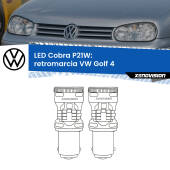 0 Retromarcia LED VW Golf 4  1997 - 2005: P21W Cobra P21W: LED Cobra 6000k (Coppia)