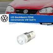 0 Retromarcia LED VW Golf 5 2003 - 2009: P21W BackBeam P21W: Led BackBeam v2.0 Cannone Luce Retromarcia Canbus