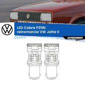 0 Retromarcia LED VW Jetta II 1984 - 1992: P21W Cobra P21W: LED Cobra 6000k (Coppia)