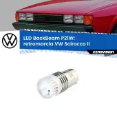 0 Retromarcia LED VW Scirocco II 1980 - 1992: P21W BackBeam P21W: Led BackBeam v2.0 Cannone Luce Retromarcia Canbus