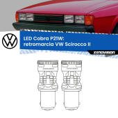 0 Retromarcia LED VW Scirocco II 1980 - 1992: P21W Cobra P21W: LED Cobra 6000k (Coppia)