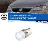 0 Retromarcia LED VW Touran 1T 2003 - 2009: P21W BackBeam P21W: Led BackBeam v2.0 Cannone Luce Retromarcia Canbus