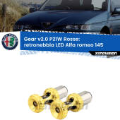 0 Retronebbia LED Alfa romeo 145 930: Gear v2.0 P21W Rosse (Coppia) BA15S (P21W) 1156 Coppia LED XPRO Gear v2.0 Rosso