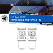 0 Retronebbia LED Alfa romeo 146 1994 - 2001: P21W Bolt P21W: LED Bolt Rossi (Coppia)
