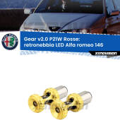 0 Retronebbia LED Alfa romeo 146 930: Gear v2.0 P21W Rosse (Coppia) BA15S (P21W) 1156 Coppia LED XPRO Gear v2.0 Rosso
