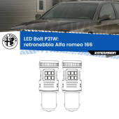 0 Retronebbia LED Alfa romeo 166  1998 - 2007: P21W Bolt P21W: LED Bolt Rossi (Coppia)