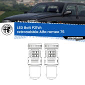 0 Retronebbia LED Alfa romeo 75  1985 - 1992: P21W Bolt P21W: LED Bolt Rossi (Coppia)