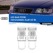 0 Retronebbia LED Audi A3 8L 1996 - 2003: P21W Bolt P21W: LED Bolt Rossi (Coppia)
