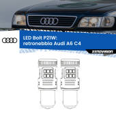 0 Retronebbia LED Audi A6 C4 1994 - 1997: P21W Bolt P21W: LED Bolt Rossi (Coppia)