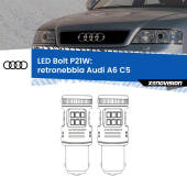 0 Retronebbia LED Audi A6 C5 1997 - 2004: P21W Bolt P21W: LED Bolt Rossi (Coppia)