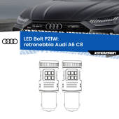 0 Retronebbia LED Audi A6 C8 2018 in poi: P21W Bolt P21W: LED Bolt Rossi (Coppia)