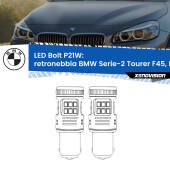 0 Retronebbia LED BMW Serie-2 Tourer F45, F46 2014 - 2018: P21W Bolt P21W: LED Bolt Rossi (Coppia)
