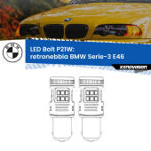 0 Retronebbia LED BMW Serie-3 E46 1998 - 2005: P21W Bolt P21W: LED Bolt Rossi (Coppia)