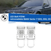 0 Retronebbia LED BMW Serie-7 E65, E66, E67 2005 - 2008: P21W Bolt P21W: LED Bolt Rossi (Coppia)