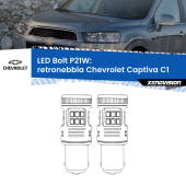 0 Retronebbia LED Chevrolet Captiva C1 2006 - 2018: P21W Bolt P21W: LED Bolt Rossi (Coppia)