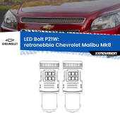0 Retronebbia LED Chevrolet Malibu Mk8 2012 - 2015: P21W Bolt P21W: LED Bolt Rossi (Coppia)