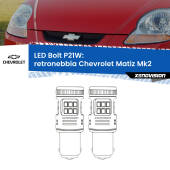 0 Retronebbia LED Chevrolet Matiz Mk2 2005 - 2011: P21W Bolt P21W: LED Bolt Rossi (Coppia)