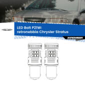 0 Retronebbia LED Chrysler Stratus  1995 - 2001: P21W Bolt P21W: LED Bolt Rossi (Coppia)