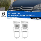 0 Retronebbia LED Citroën Berlingo II 2008 - 2017: P21W Bolt P21W: LED Bolt Rossi (Coppia)