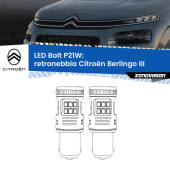 0 Retronebbia LED Citroën Berlingo III 2018 in poi: P21W Bolt P21W: LED Bolt Rossi (Coppia)