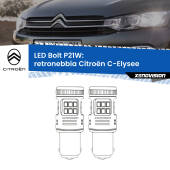 0 Retronebbia LED Citroën C-Elysee 2012 in poi: P21W Bolt P21W: LED Bolt Rossi (Coppia)