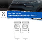 0 Retronebbia LED Citroën C3 aircross 2017 in poi: P21W Bolt P21W: LED Bolt Rossi (Coppia)