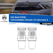 0 Retronebbia LED Citroën C3 aircross II 2024 in poi: P21W Bolt P21W: LED Bolt Rossi (Coppia)