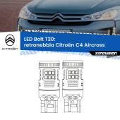 0 Retronebbia LED Citroën C4 Aircross 2010 - 2018: T20 Bolt T20: LED Bolt Rossi (Coppia)