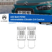 0 Retronebbia LED Citroën C4 Cactus 2014 - 2018: P21W Bolt P21W: LED Bolt Rossi (Coppia)