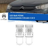 0 Retronebbia LED Citroën C4 II 2009 - 2016: P21W Bolt P21W: LED Bolt Rossi (Coppia)