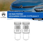 0 Retronebbia LED Citroën C4 Picasso II 2013 in poi: P21/5W Bolt P21/5W: LED Bolt Rossi (Coppia)