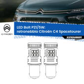 0 Retronebbia LED Citroën C4 Spacetourer  2018 in poi: P21/5W Bolt P21/5W: LED Bolt Rossi (Coppia)