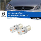 0 Retronebbia LED Citroën C5 2001 - 2004: P21/5W Gear P21/5W: Lampadine LED Rosse Gear