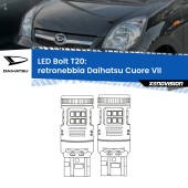 0 Retronebbia LED Daihatsu Cuore VII 2007 - 2018: T20 Bolt T20: LED Bolt Rossi (Coppia)